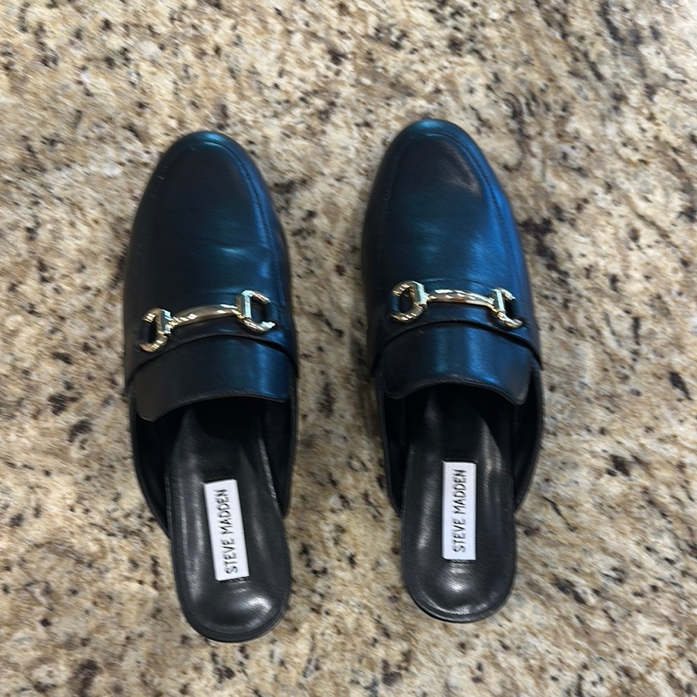 Steve Madden Black Loafers for Women NWOB